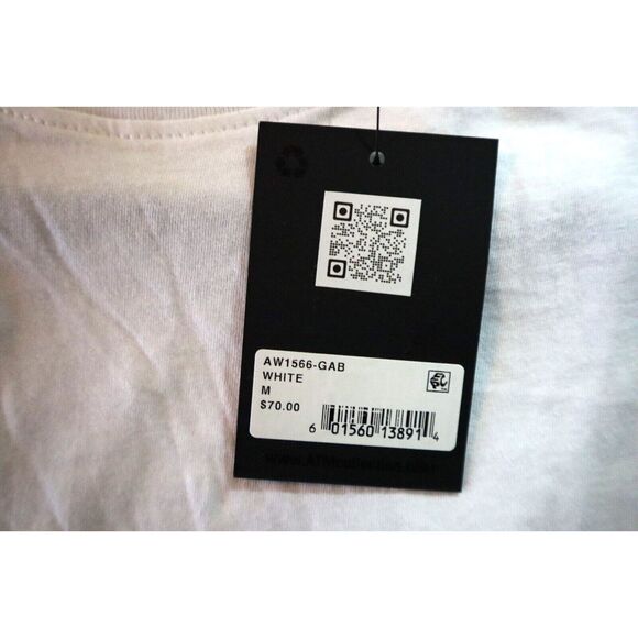 ATM Anthony Thomas Melillo Women's Sz M White Relaxed S/S Baby Tee T-Shirt - Picture 4 of 8